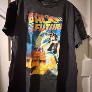 Back to the Future Kids Graphic T-Shirt - Gray